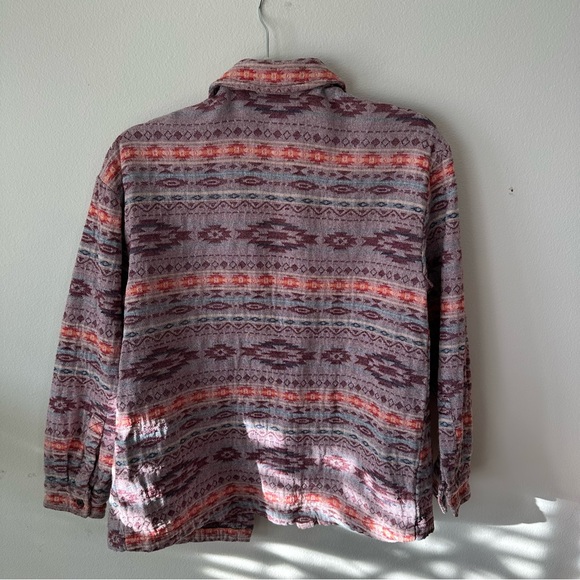 Patterned Button Down Shirt - Picture 3 of 6